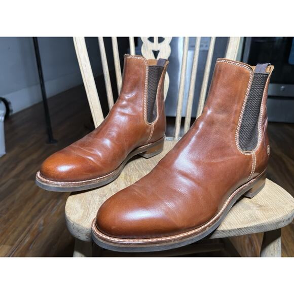 Ranch Road Boots Men’s 13 E (Wide) Brown Leather Chelsea Boots | Made in Spain main image 5